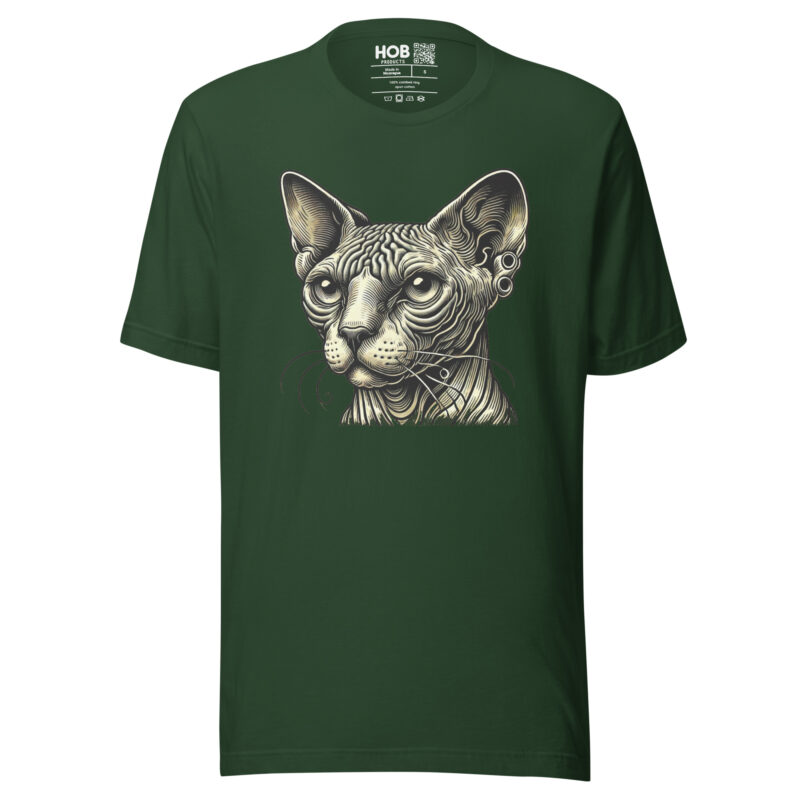 Mystische Sphynx-Katze – Unisex-T-Shirt – T-Shirts – HOB Products