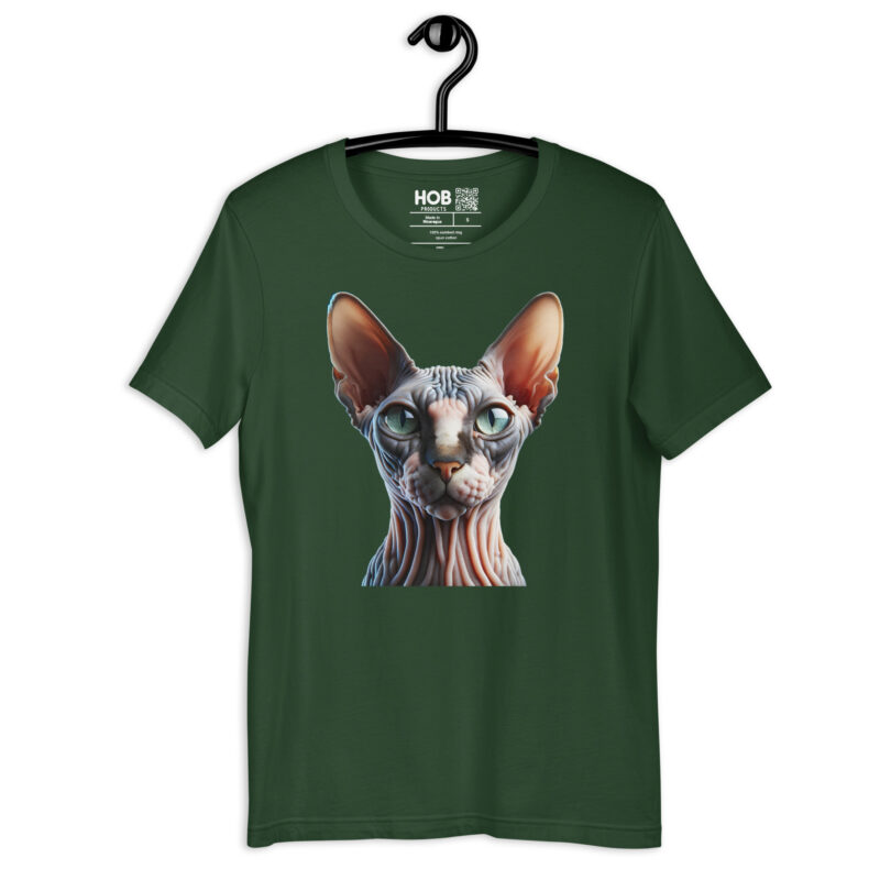 Majestätische Sphynx-Katze – Unisex-T-Shirt – T-Shirts – HOB Products