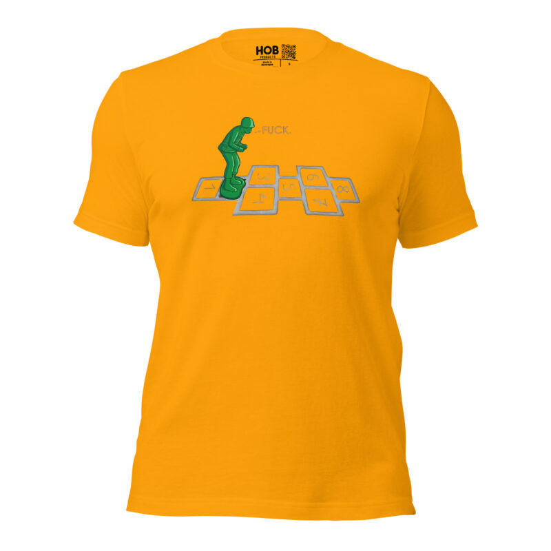 Hopscotch Soldier – Unisex-T-Shirt – T-Shirts – HOB Products