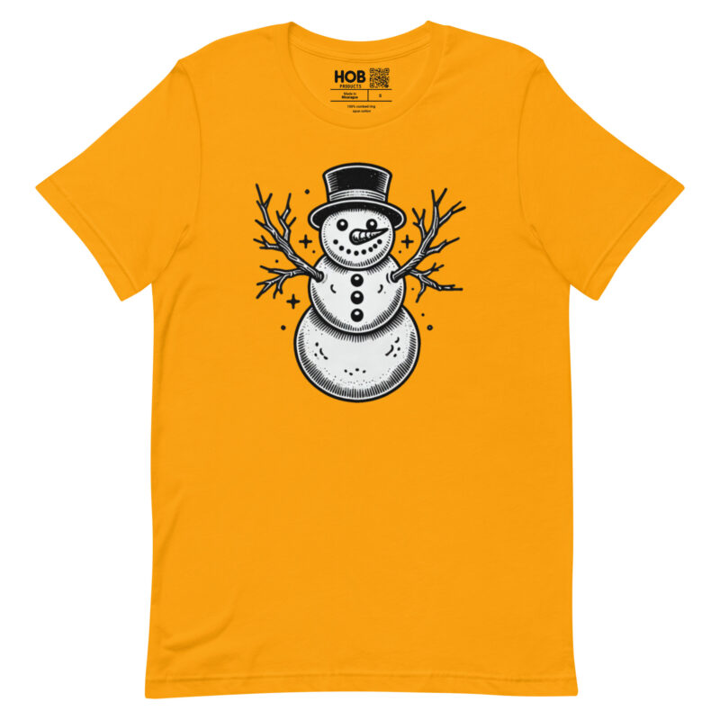 Vintage Schneemann – Unisex-T-Shirt – T-Shirts – HOB Products