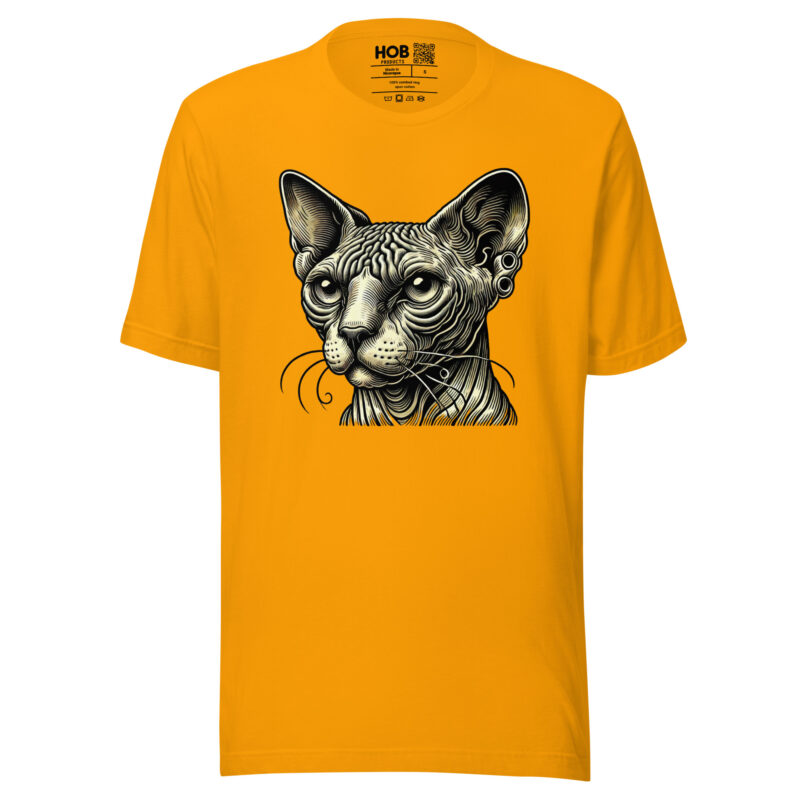 Mystische Sphynx-Katze – Unisex-T-Shirt – T-Shirts – HOB Products