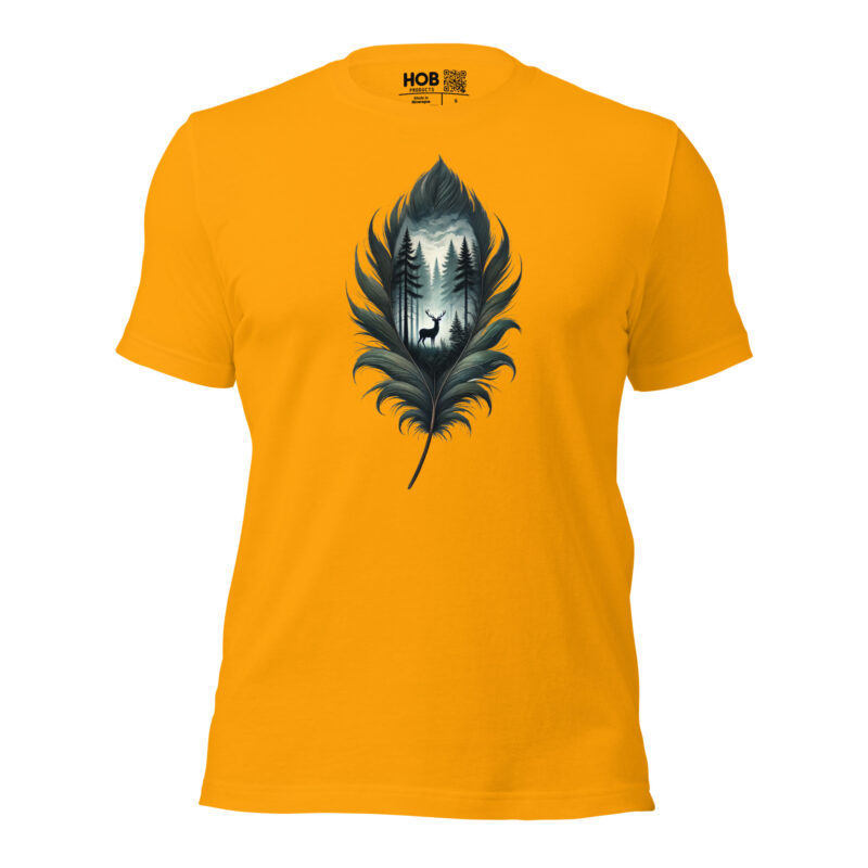 Feder des Waldes – Unisex-T-Shirt – T-Shirts – HOB Products