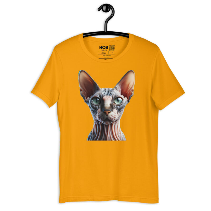 Majestätische Sphynx-Katze – Unisex-T-Shirt – T-Shirts – HOB Products
