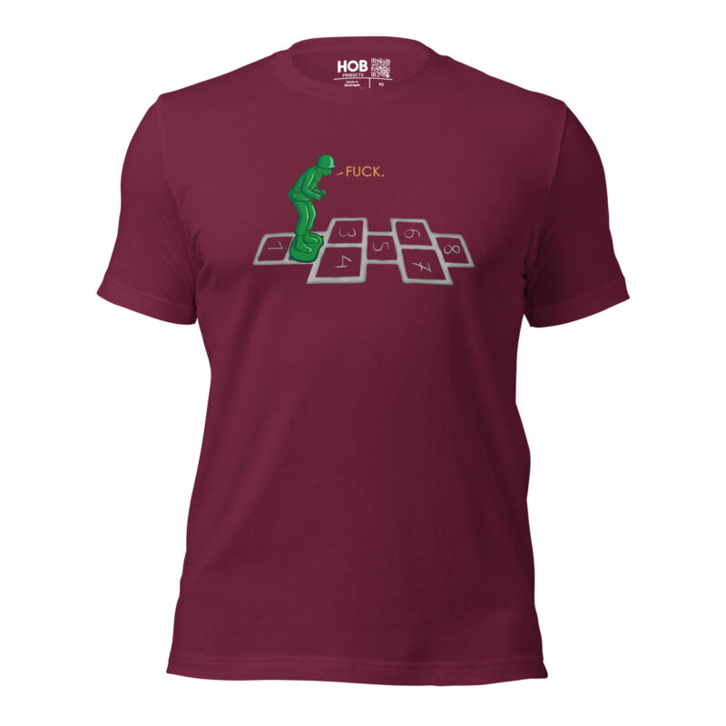 Hopscotch Soldier – Unisex-T-Shirt – T-Shirts – HOB Products