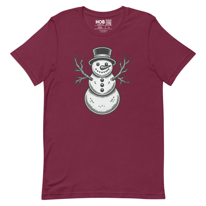Vintage Schneemann – Unisex-T-Shirt – T-Shirts – HOB Products