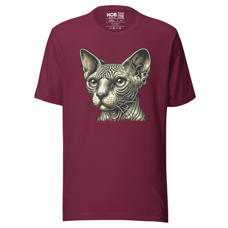 Mystische Sphynx-Katze – Unisex-T-Shirt – T-Shirts – HOB Products