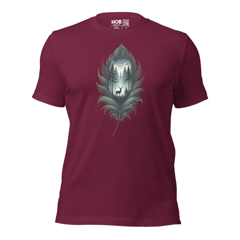 Feder des Waldes – Unisex-T-Shirt – T-Shirts – HOB Products