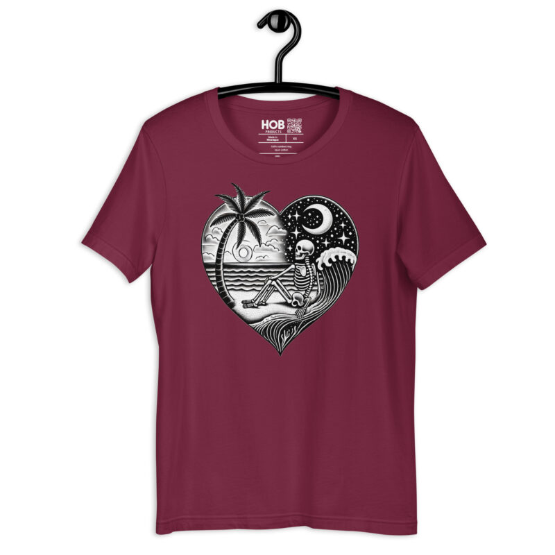 Ewige Ruhe am Strand – Unisex-T-Shirt – T-Shirts – HOB Products