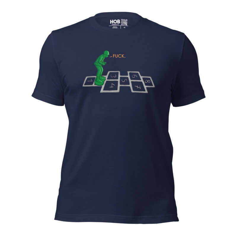 Hopscotch Soldier – Unisex-T-Shirt – T-Shirts – HOB Products