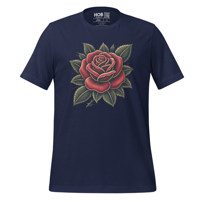 Traditionelle Rose – Unisex-T-Shirt – T-Shirts – HOB Products