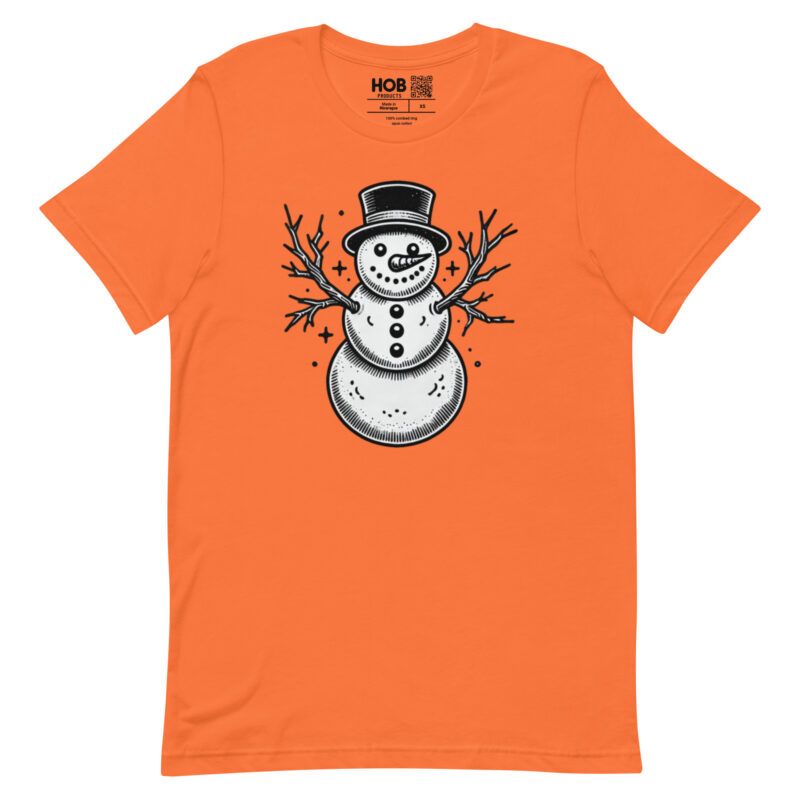 Vintage Schneemann – Unisex-T-Shirt – T-Shirts – HOB Products
