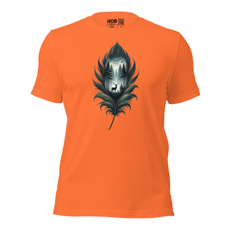 Feder des Waldes – Unisex-T-Shirt – T-Shirts – HOB Products