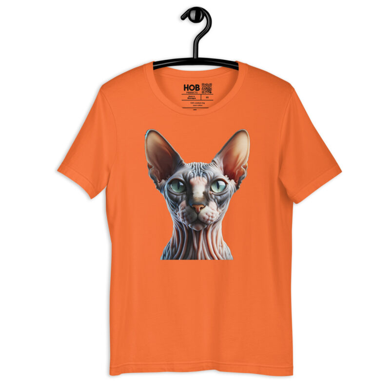 Majestätische Sphynx-Katze – Unisex-T-Shirt – T-Shirts – HOB Products
