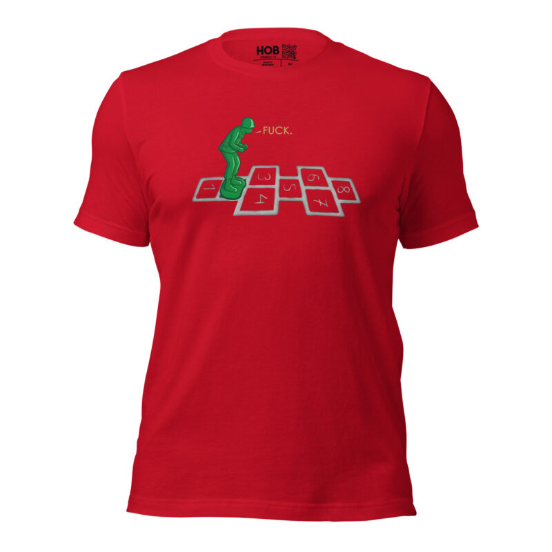 Hopscotch Soldier – Unisex-T-Shirt – T-Shirts – HOB Products