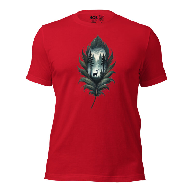 Feder des Waldes – Unisex-T-Shirt – T-Shirts – HOB Products