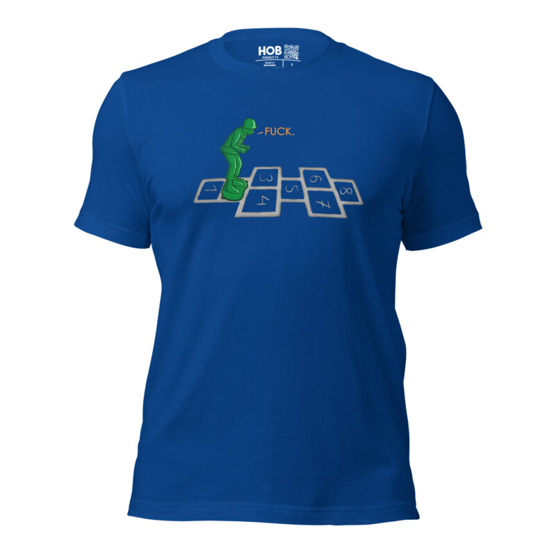 Hopscotch Soldier – Unisex-T-Shirt – T-Shirts – HOB Products