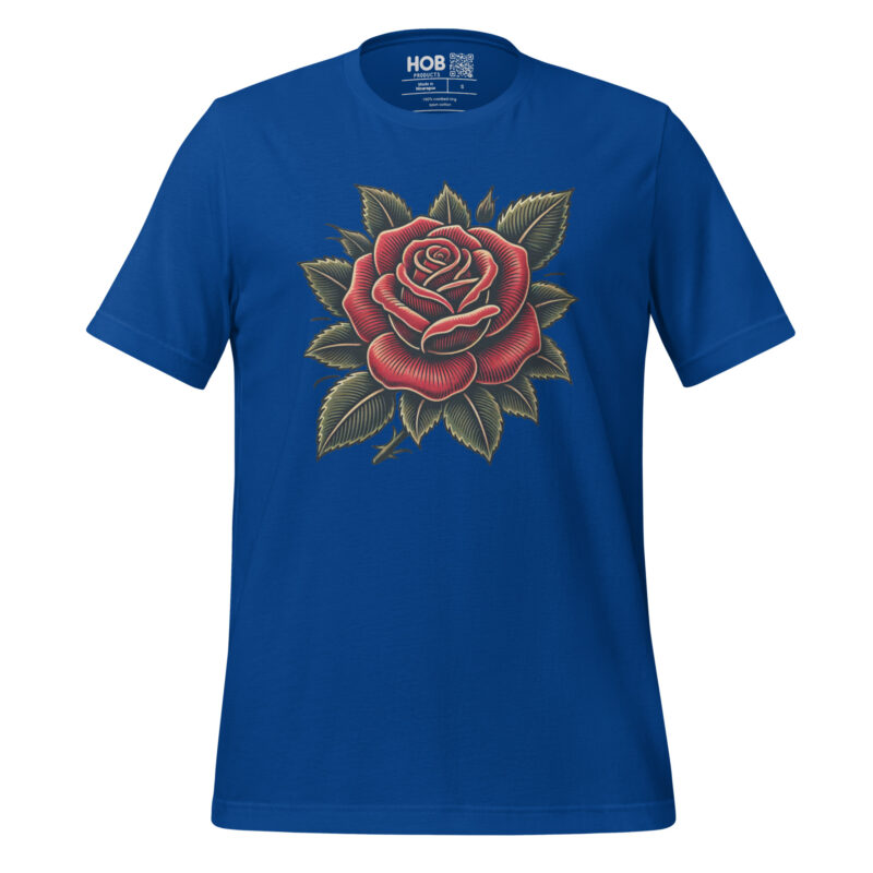 Traditionelle Rose – Unisex-T-Shirt – T-Shirts – HOB Products