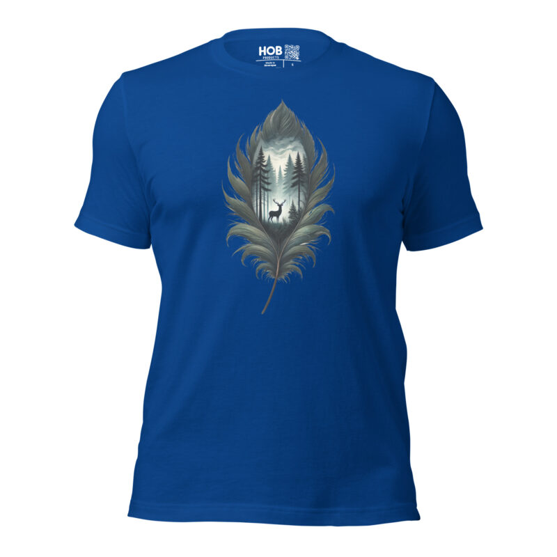 Feder des Waldes – Unisex-T-Shirt – T-Shirts – HOB Products