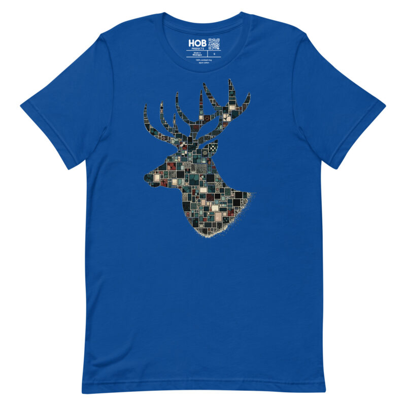 Mosaik-Hirsch – Unisex-T-Shirt – T-Shirts – HOB Products