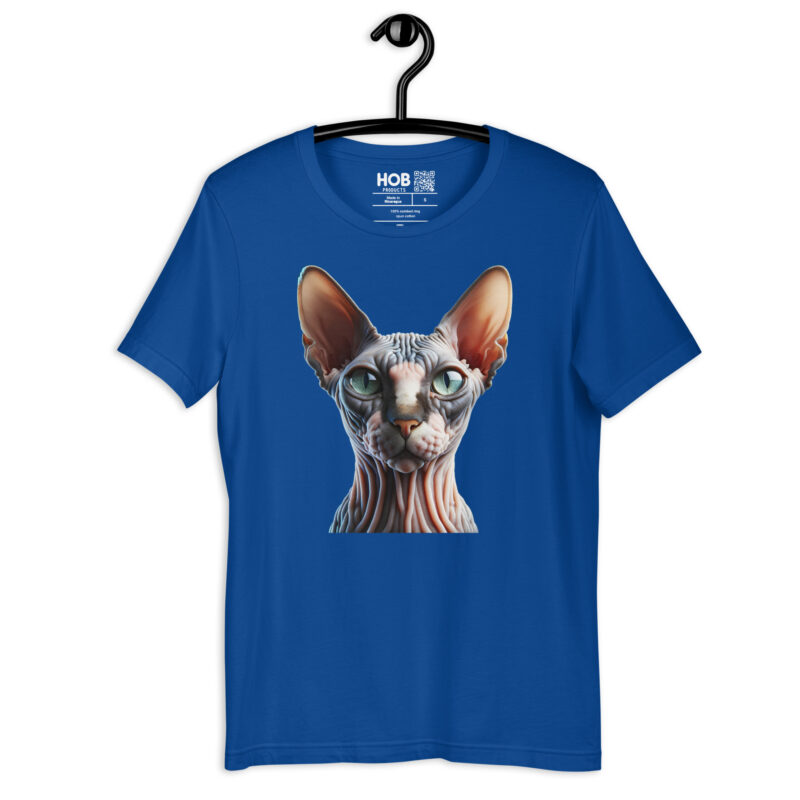 Majestätische Sphynx-Katze – Unisex-T-Shirt – T-Shirts – HOB Products