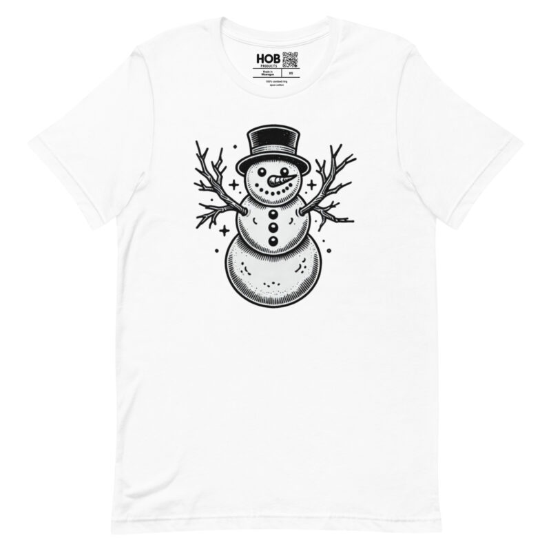 Vintage Schneemann – Unisex-T-Shirt – T-Shirts – HOB Products