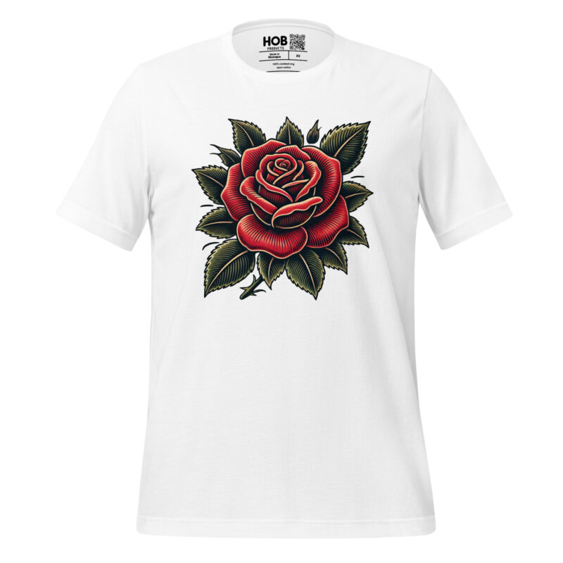 Traditionelle Rose – Unisex-T-Shirt – T-Shirts – HOB Products