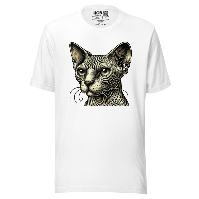 Mystische Sphynx-Katze – Unisex-T-Shirt – T-Shirts – HOB Products