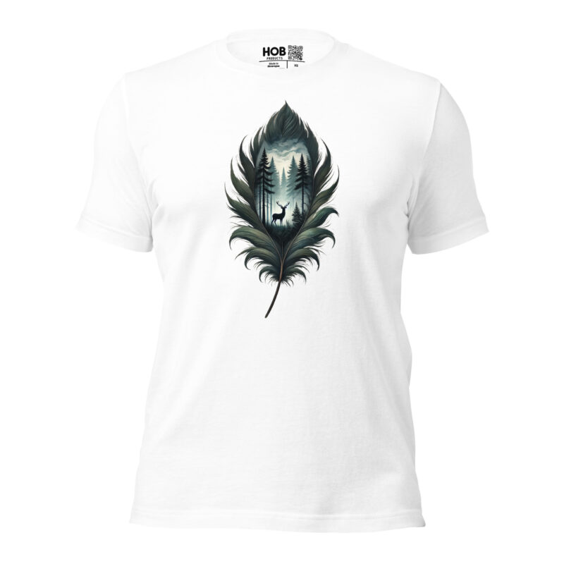 Feder des Waldes – Unisex-T-Shirt – T-Shirts – HOB Products