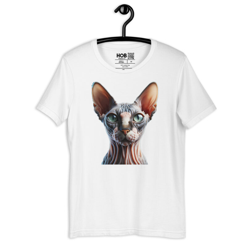 Majestätische Sphynx-Katze – Unisex-T-Shirt – T-Shirts – HOB Products