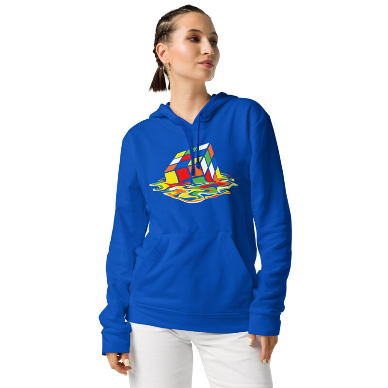 „Der geschmolzene Denksport“ – adidas Fleece-Hoodie – Adidas – HOB Products