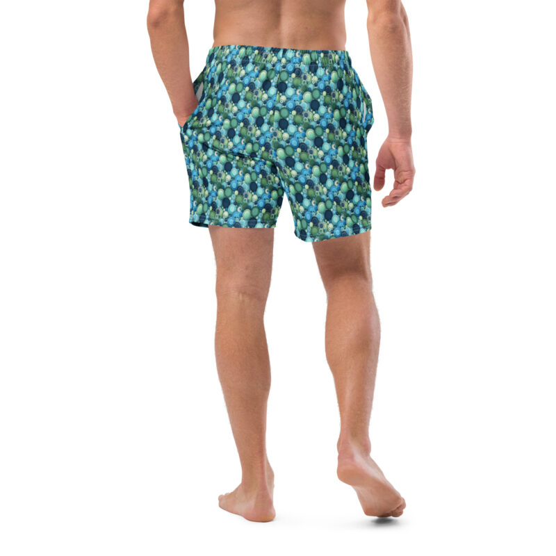 „Knopfkosmos“ – Recycelte Schwimmshorts – Allover – HOB Products