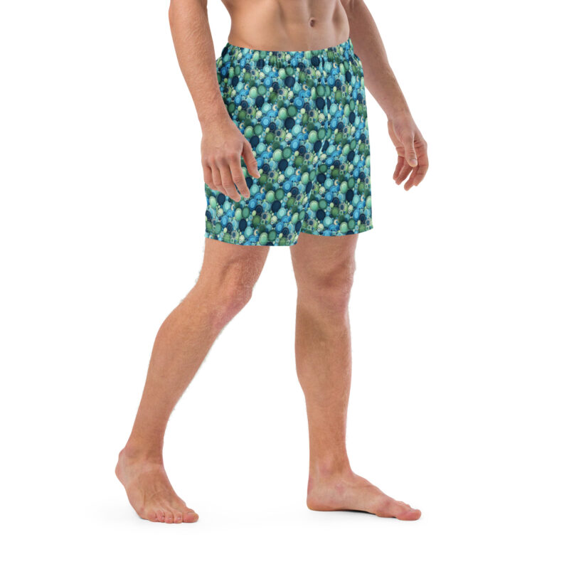 „Knopfkosmos“ – Recycelte Schwimmshorts – Allover – HOB Products