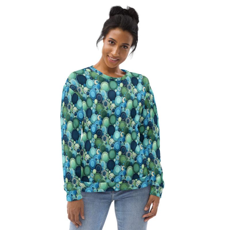 „Knopfkosmos“ – Unisex-Pullover – Allover – HOB Products