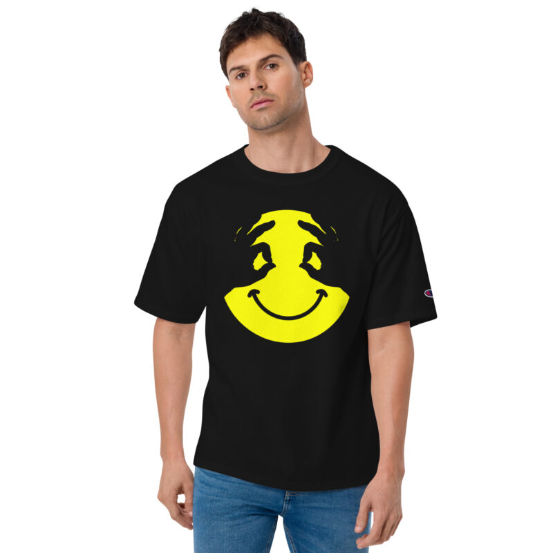 „Smiley Illusion“ – Champion-Herren-T-Shirt – Champion – HOB Products