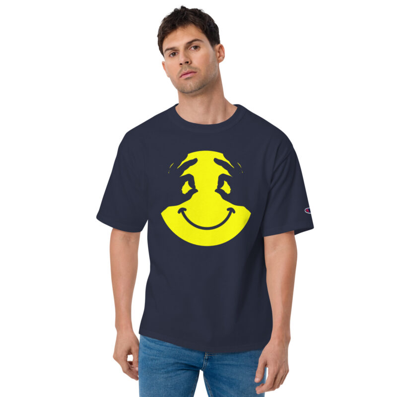 „Smiley Illusion“ – Champion-Herren-T-Shirt – Champion – HOB Products
