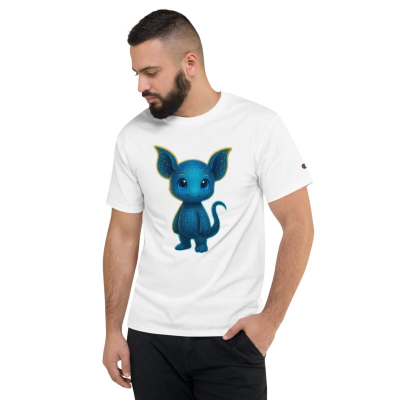 „Pixelwesen mit Herz“ – Champion-Herren-T-Shirt – Champion – HOB Products