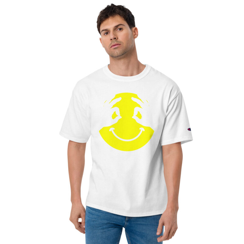 „Smiley Illusion“ – Champion-Herren-T-Shirt – Champion – HOB Products
