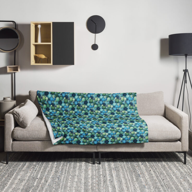 „Knopfkosmos“ – Tagesdecke – Allover – HOB Products