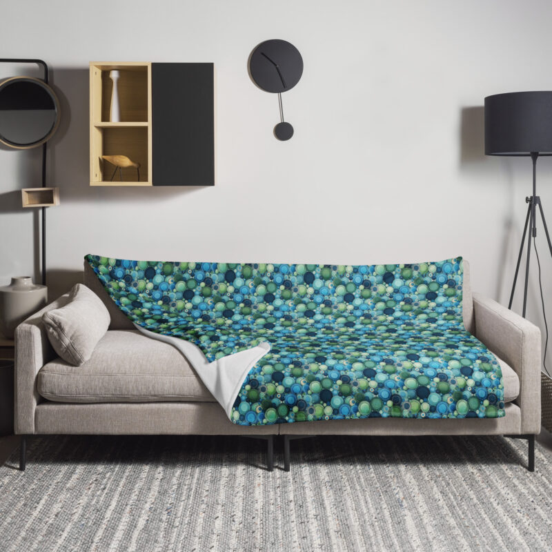 „Knopfkosmos“ – Tagesdecke – Allover – HOB Products