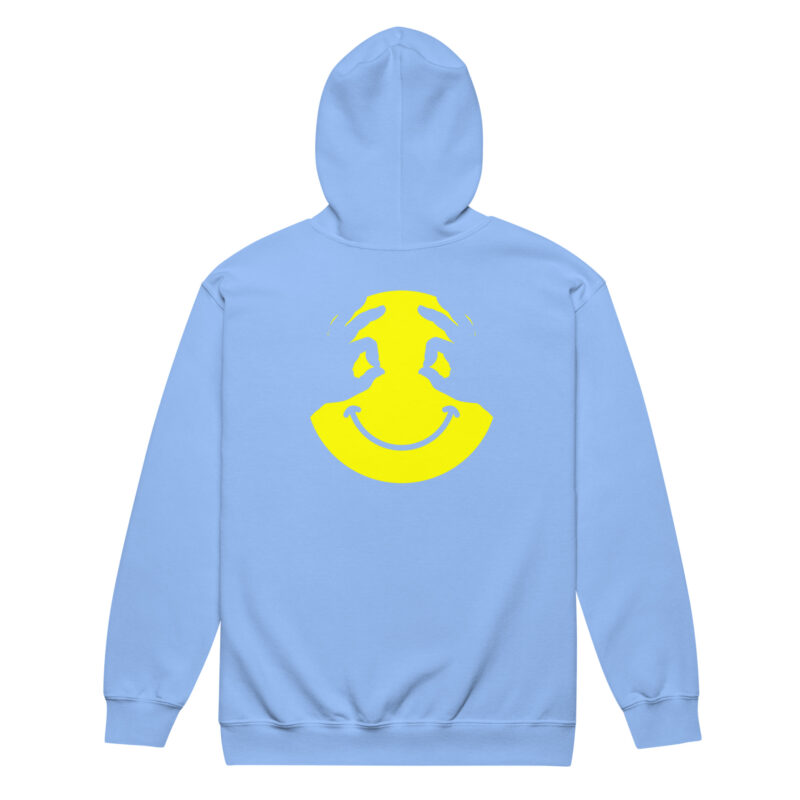 „Smiley Illusion“ – Unisex Heavy-Blend Zip Hoodie – Zipper – HOB Products