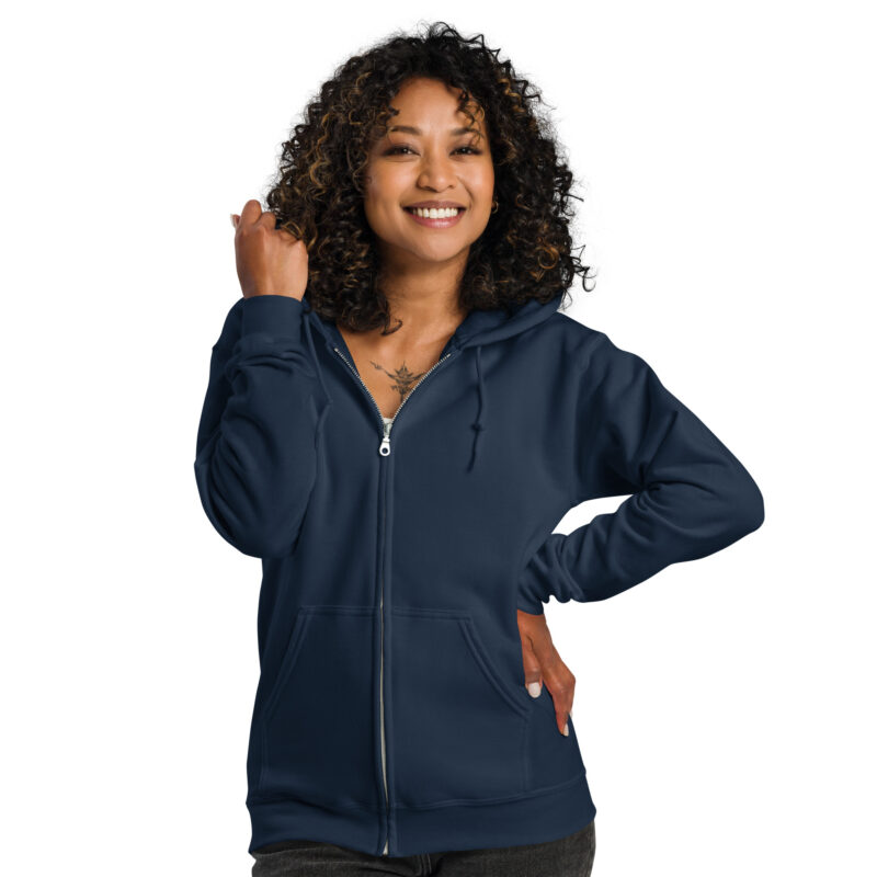 „Pixelwesen mit Herz“ – Unisex Heavy-Blend Zip Hoodie – Hoodies – HOB Products