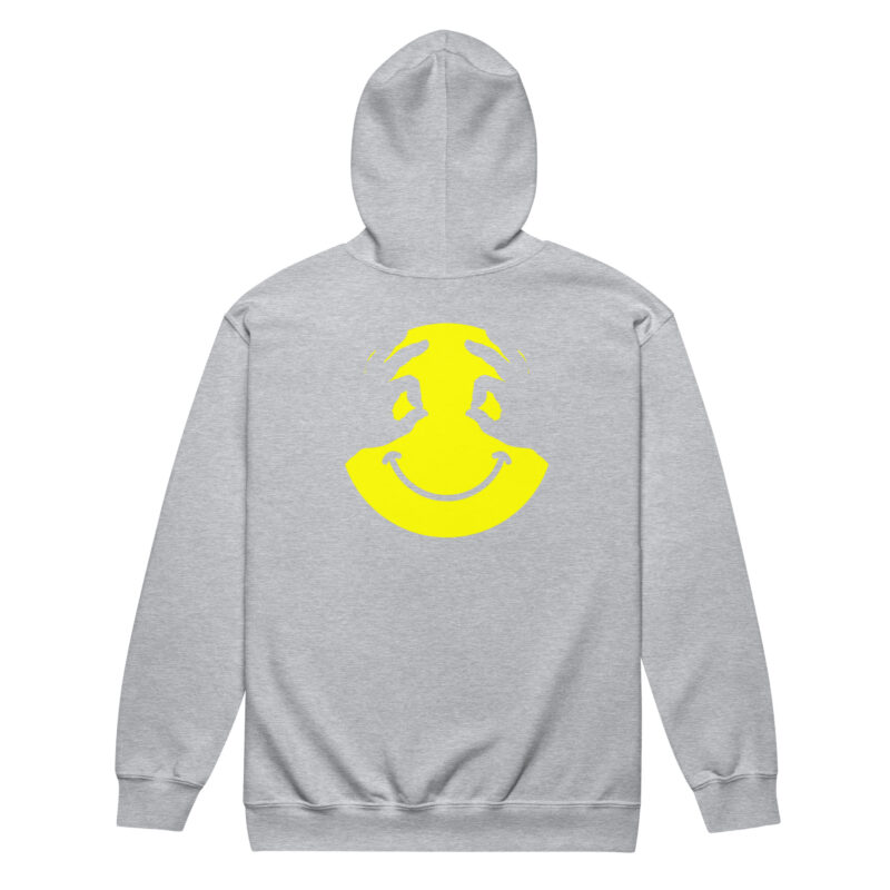 „Smiley Illusion“ – Unisex Heavy-Blend Zip Hoodie – Zipper – HOB Products