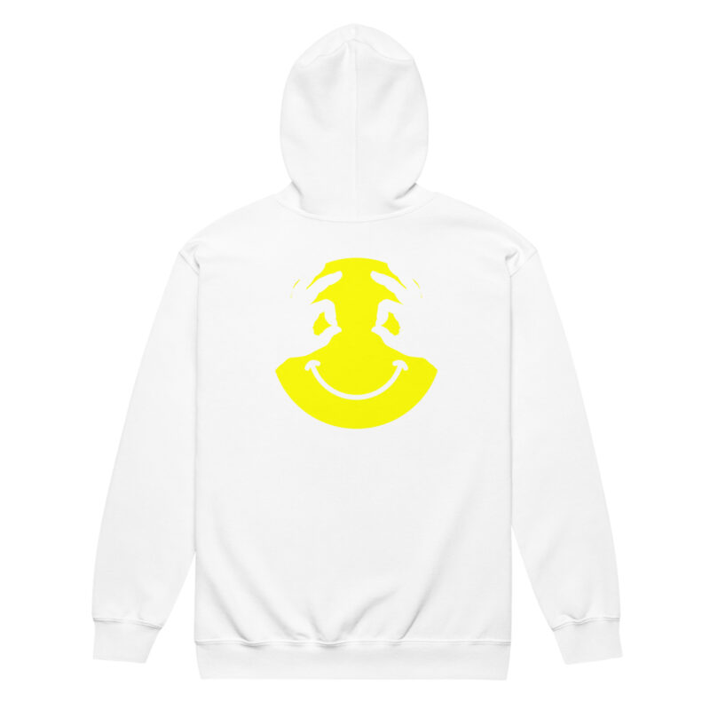 „Smiley Illusion“ – Unisex Heavy-Blend Zip Hoodie – Zipper – HOB Products