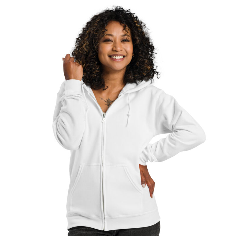 „Pixelwesen mit Herz“ – Unisex Heavy-Blend Zip Hoodie – Hoodies – HOB Products