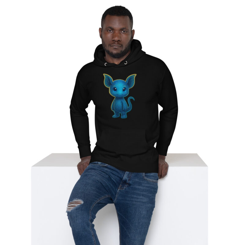 „Pixelwesen mit Herz“ – Unisex-Kapuzenpullover – Hoodies – HOB Products