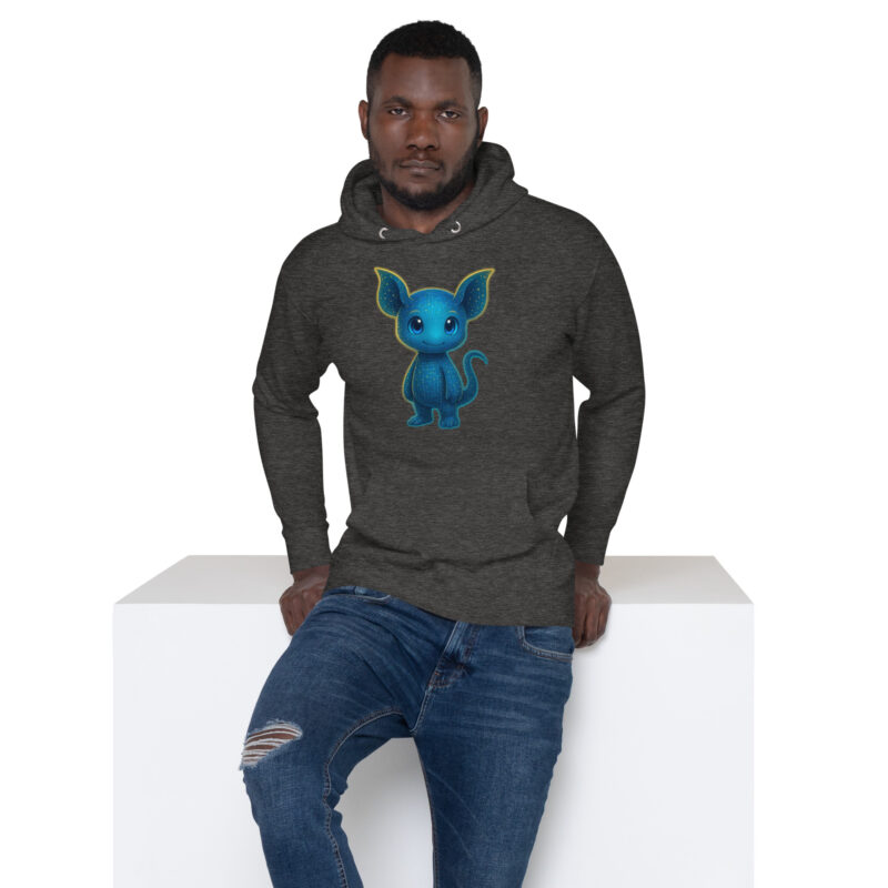 „Pixelwesen mit Herz“ – Unisex-Kapuzenpullover – Hoodies – HOB Products