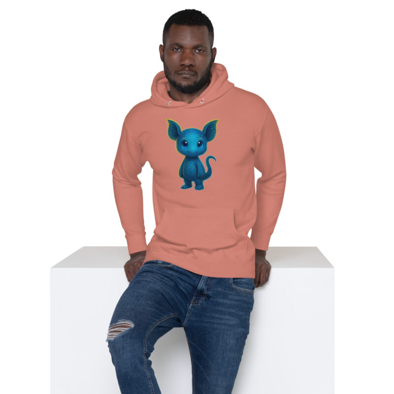 „Pixelwesen mit Herz“ – Unisex-Kapuzenpullover – Hoodies – HOB Products