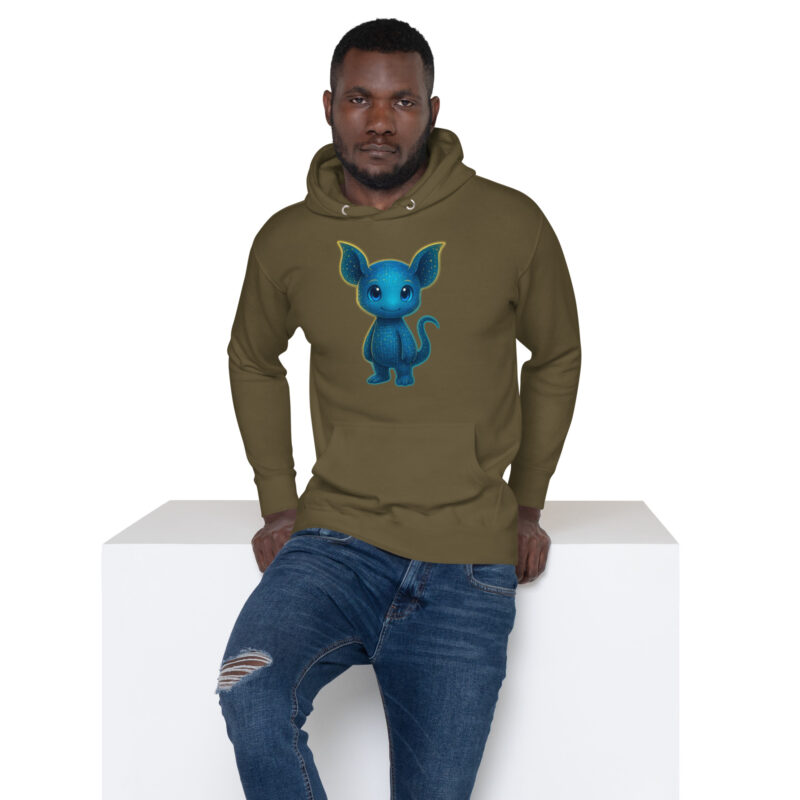 „Pixelwesen mit Herz“ – Unisex-Kapuzenpullover – Hoodies – HOB Products