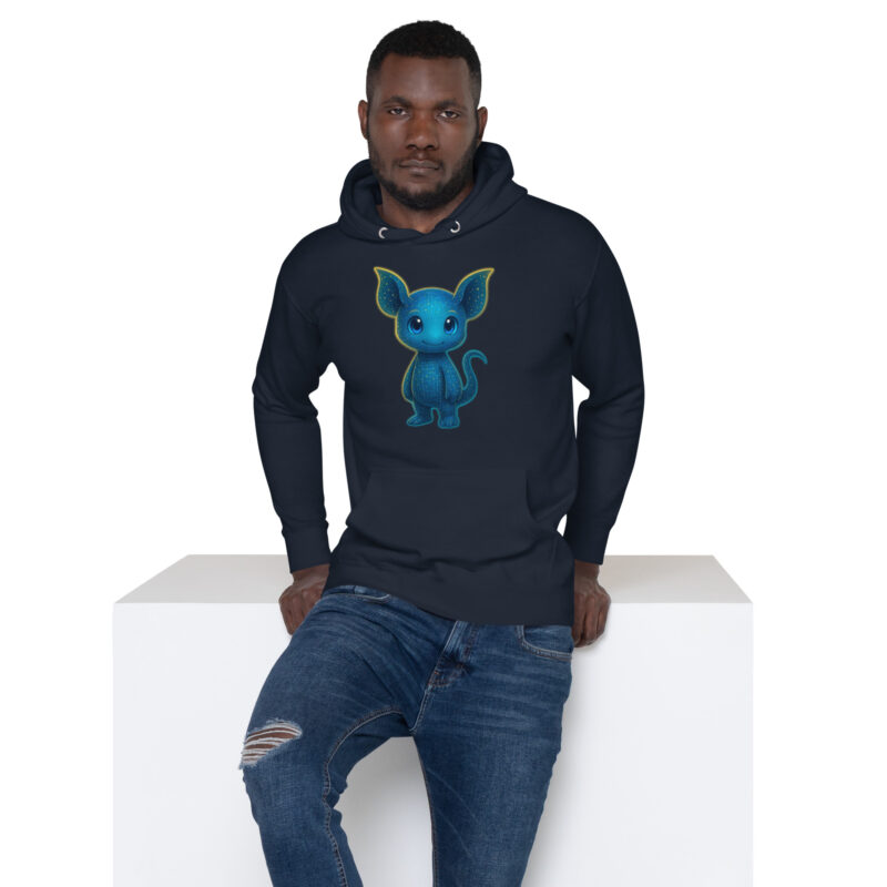„Pixelwesen mit Herz“ – Unisex-Kapuzenpullover – Hoodies – HOB Products
