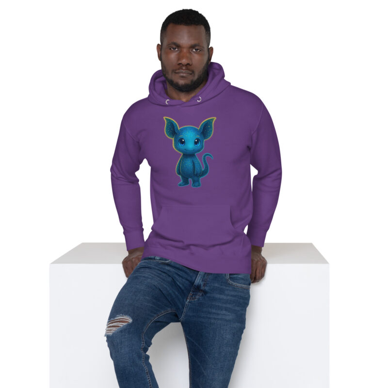 „Pixelwesen mit Herz“ – Unisex-Kapuzenpullover – Hoodies – HOB Products